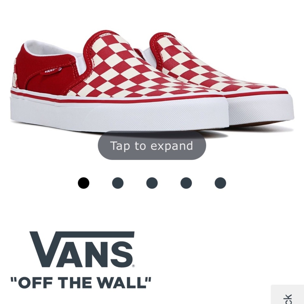 Red Checkered Vans